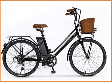 Bicicletta elettrica con cestino | Grandi Sconti | Bicicletta elettrica a pedalata assistita