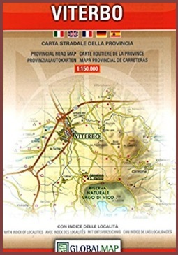 Carta stradale di viterbo