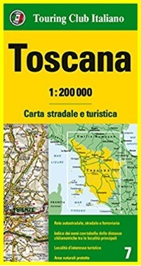 Mappa della toscana carta stradale e turistica | Grandi Sconti | viaggi explorer, Guide Turistiche