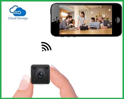 Mini videocamere wifi interno