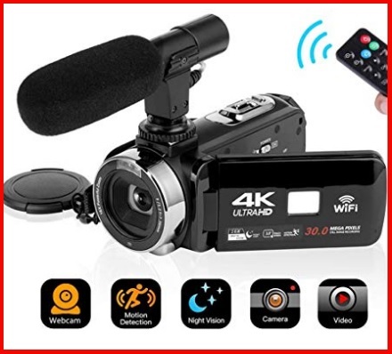 Videocamere digitali full hd con microfono