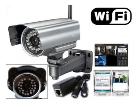 Telecamera professionale wireless da esterno notturna