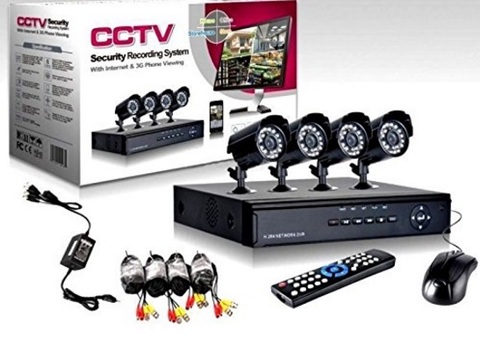 Kit Telecamere Per Videosorveglianza 24 Su 24 Ore