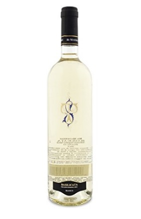 Vino bianco manfredi bottiglia da 750 basilicata