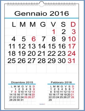 Calendari Da Muro Grandi
