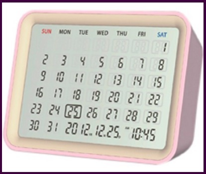 Calendario agenda elettronico | Grandi Sconti | Calendari - Tovagliette personalizzate