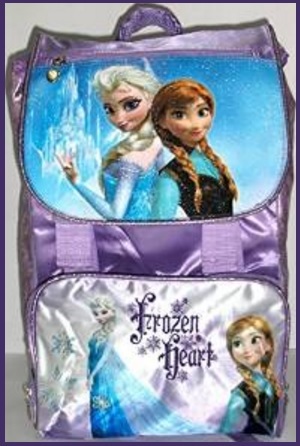 Zaino scuola elementare e medie frozen bambina