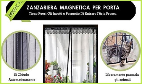 Zanzariera magnetica 100x210 porta